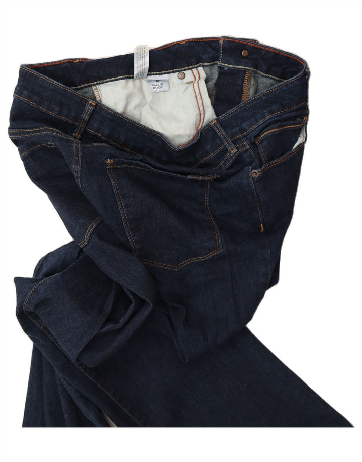 EDDIE BAUER Womens Bootcut Jeans US 12 Large W34 L33 Navy Blue Vintage Eddie Bauer and Second-Hand Eddie Bauer from Messina Hembry 