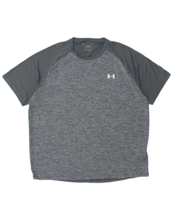 Ανδρικό T-Shirt Under Armour Top Large Grey Flecked Polyester