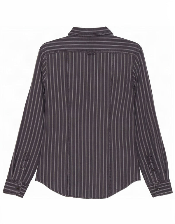 Dolce & Gabbana Ανδρικό πουκάμισο με κανονική εφαρμογή IT 48 Medium Navy Blue ριγέ