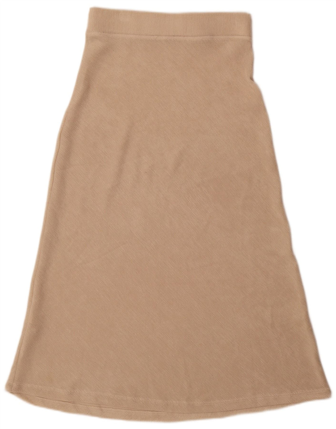 Zara Γυναικεία Ψηλόμεση A-Line φούστα Medium W28 Beige Polyester