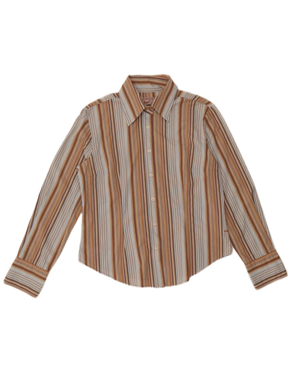 MARLBORO CLASSICS Γυναικείο πουκάμισο Slim Fit UK 18 XL Πολύχρωμο ριγέ