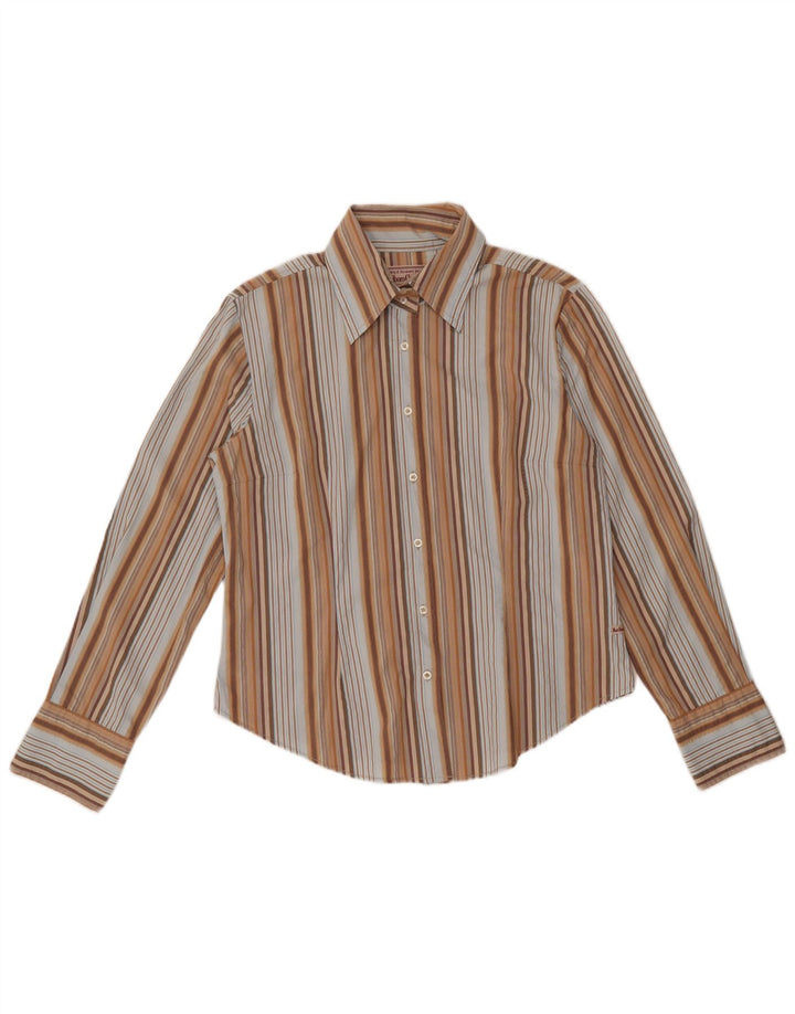 MARLBORO CLASSICS Γυναικείο πουκάμισο Slim Fit UK 18 XL Πολύχρωμο ριγέ