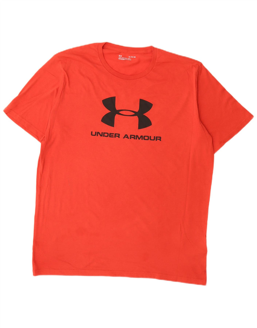 Ανδρικό γραφικό T-Shirt UNDER Armour Top XL Red Cotton
