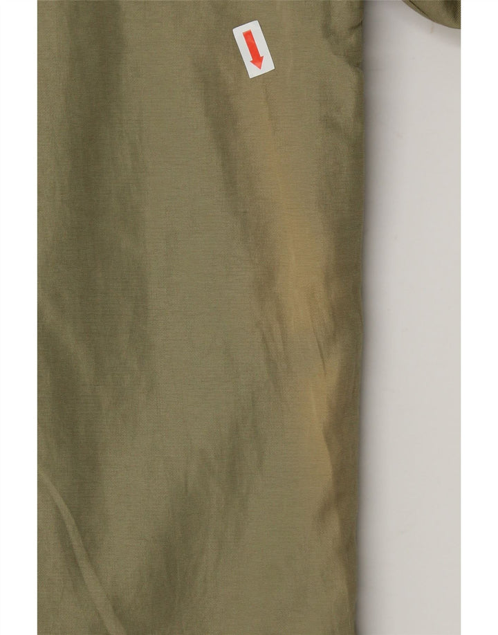 DIADORA Mens Hooded Rain Jacket UK 40 Large Khaki Polyamide Vintage Diadora and Second-Hand Diadora from Messina Hembry 
