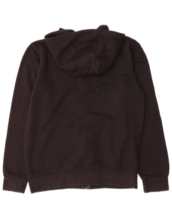 Adidas Boys Zip Hoodie πουλόβερ 13-14 ετών μαύρο βαμβακερό