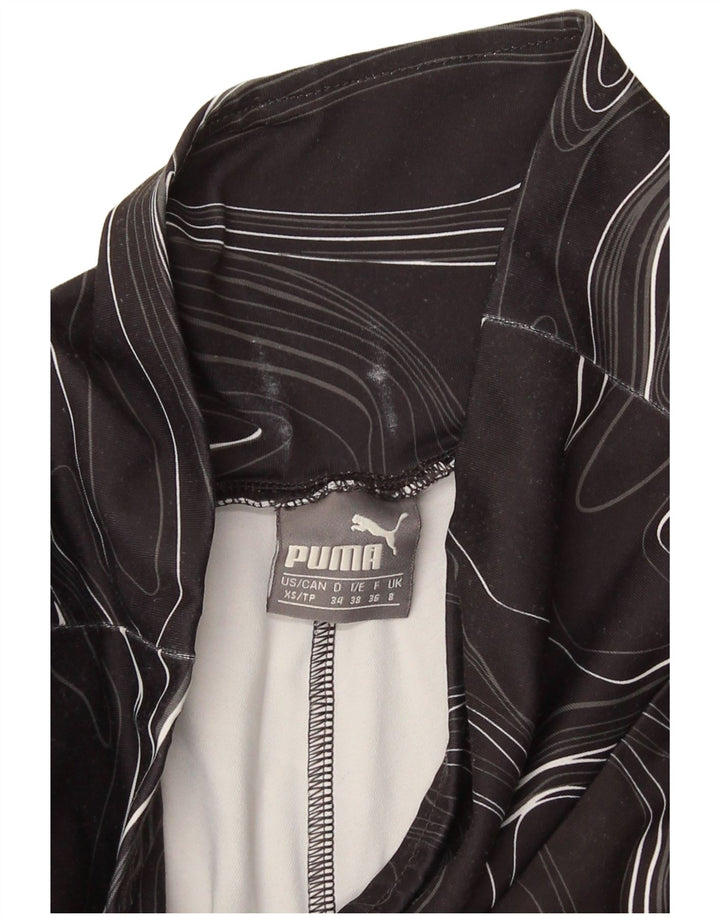 Γυναικεία κολάν με αφηρημένο σχέδιο Puma UK 8 Small Black Geometric