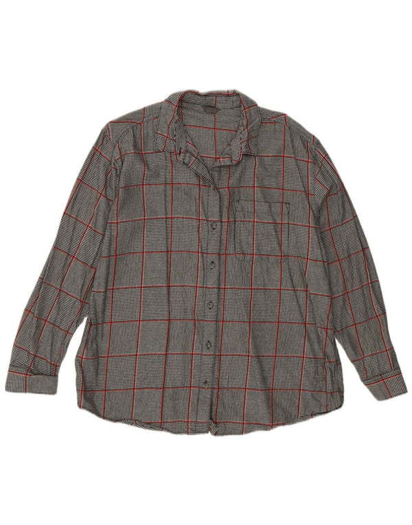 Γυναικείο πουκάμισο Eddie Bauer UK 16 Large Grey Check