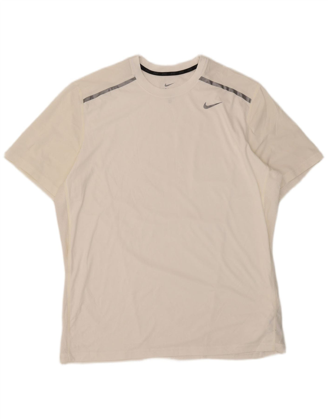 Ανδρικό T-Shirt Nike Dri Fit Top XL Λευκό πολυεστέρα