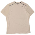 Ανδρικό T-Shirt Nike Dri Fit Top XL Λευκό πολυεστέρα