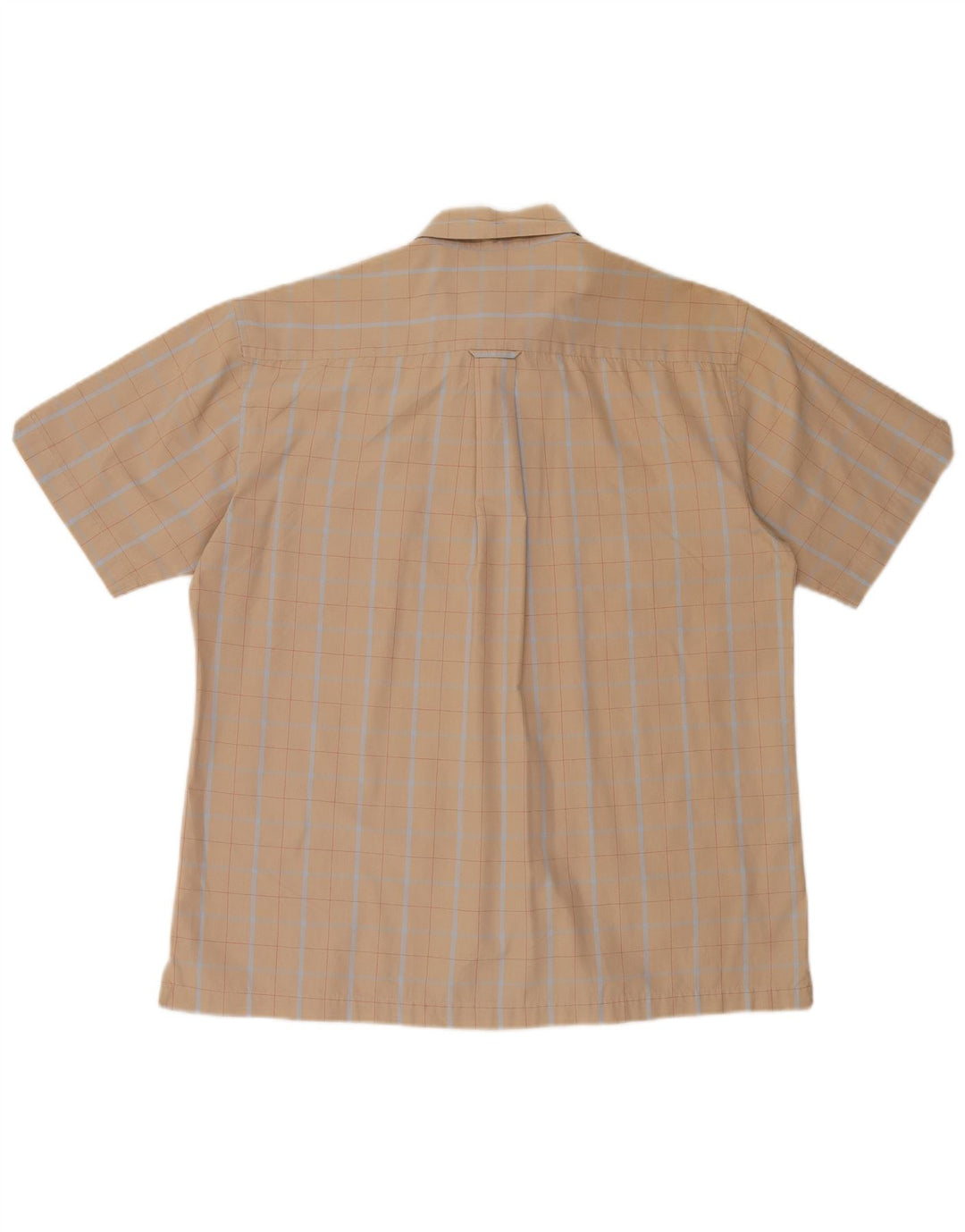 Ανδρικό κοντομάνικο πουκάμισο Ben Sherman Μεγάλο μπεζ καρό