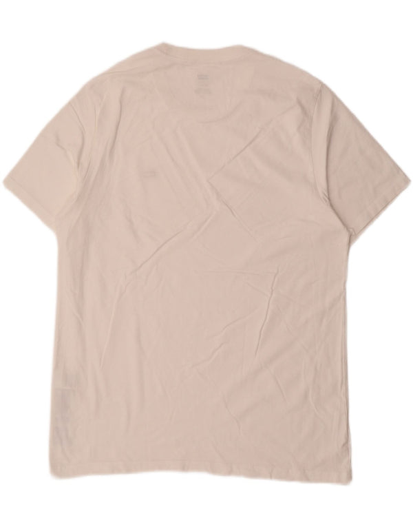 Ανδρικό μπλουζάκι Levi's Standard Top Large White Βαμβακερό