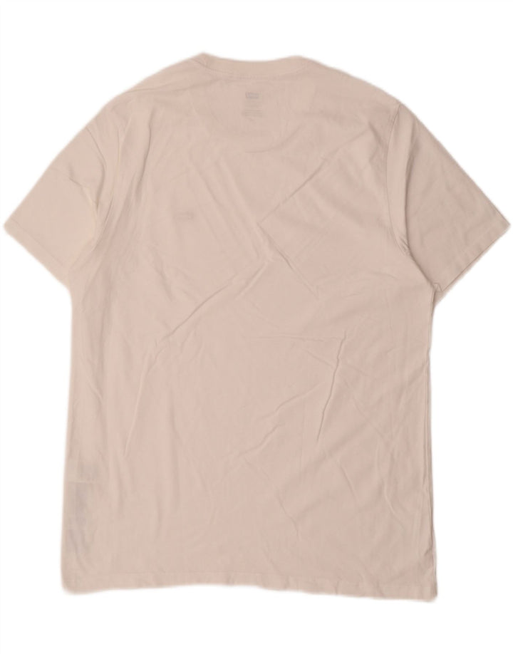 Ανδρικό μπλουζάκι Levi's Standard Top Large White Βαμβακερό