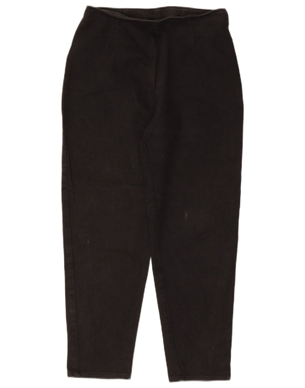 Marks & Spencer Γυναικείο Cropped Παντελόνι UK 14 Medium W28 L25 Black