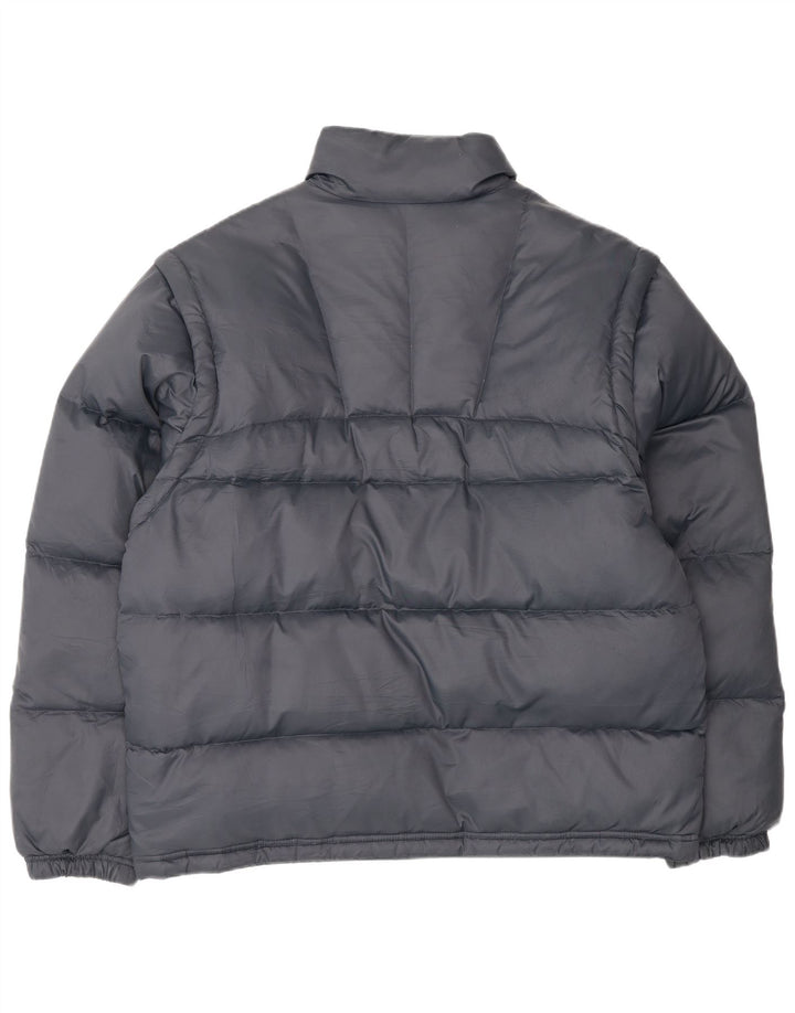 Ανδρικό μπουφάν Puma με επένδυση UK 40 Large Navy Blue Nylon