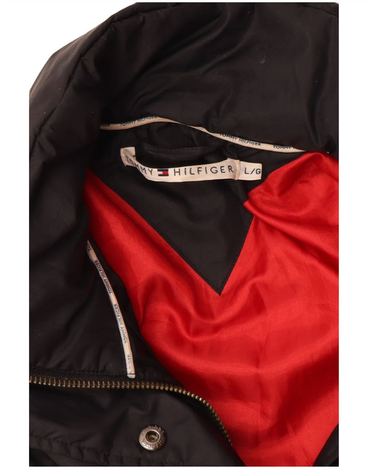 Tommy Hilfiger Γυναικείο μπουφάν UK 16 Large Black Polyester