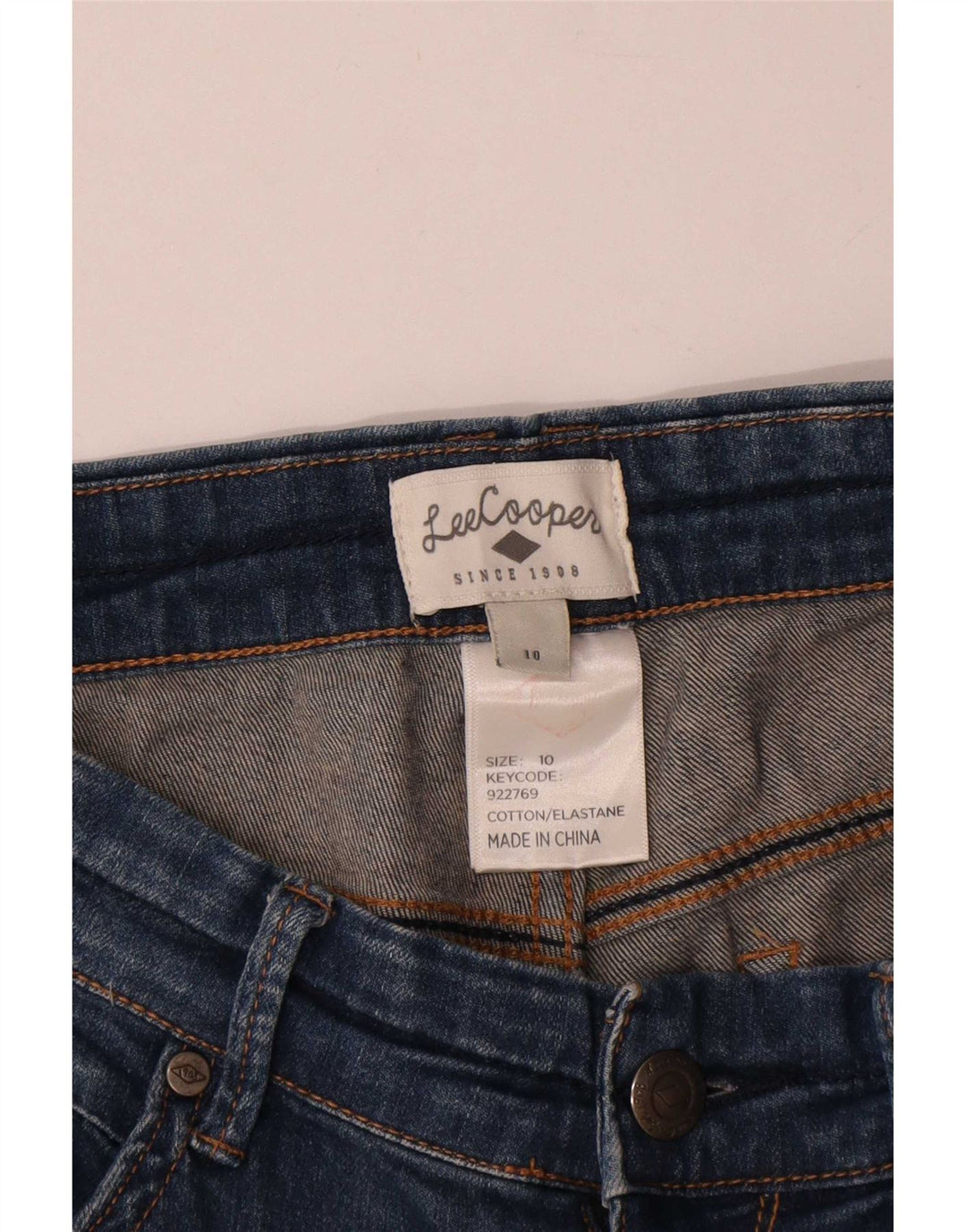 Γυναικείο τζιν σορτς Lee Cooper US 10 Large W30 Μπλε βαμβακερό