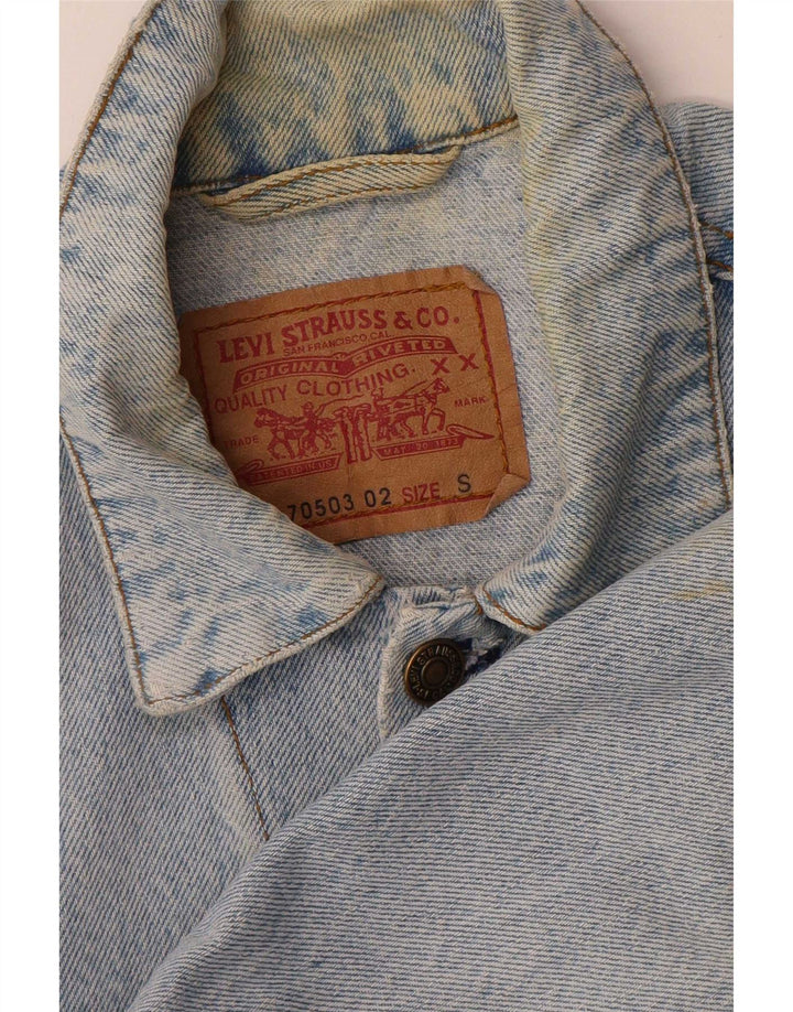 Ανδρικό τζιν μπουφάν Levi's UK 36 Small Blue Cotton