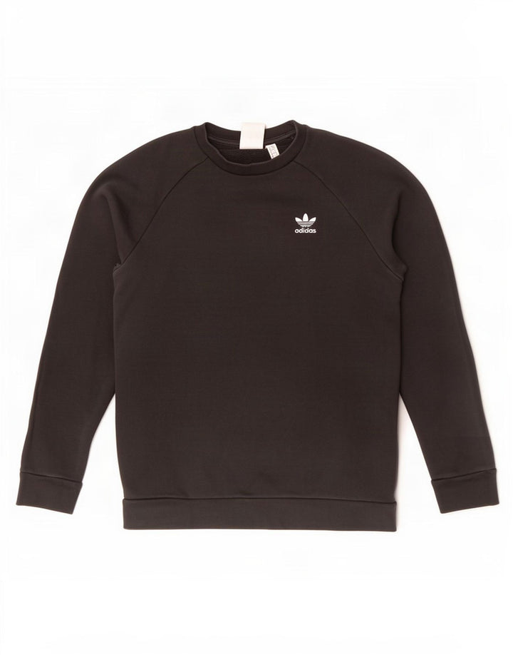 Ανδρικό φούτερ Adidas Jumper Μικρό μαύρο βαμβακερό
