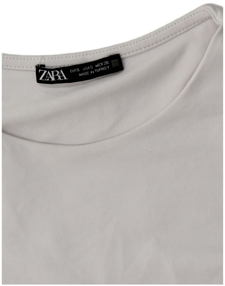Zara γυναικείο κορμάκι UK 8 Small White
