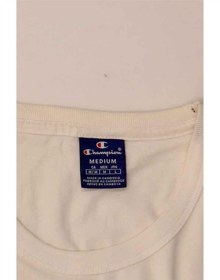 Ανδρικό γραφικό T-Shirt Champion Top Medium White Colourblock