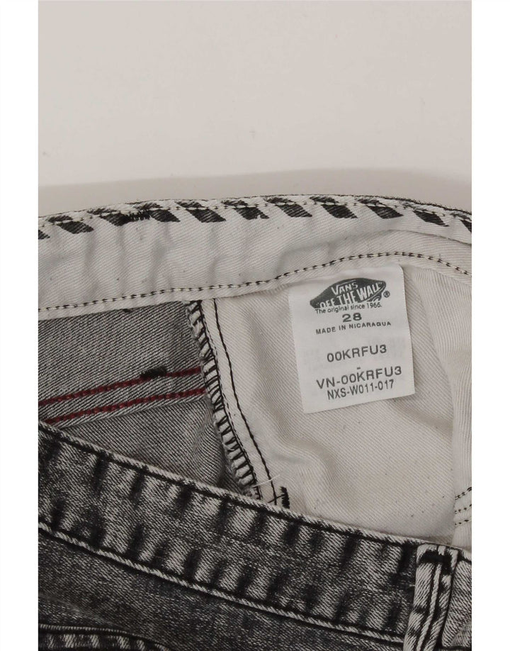 Vans Womens Acid Wash Τζιν σορτς W28 Μεσαίου Γκρι