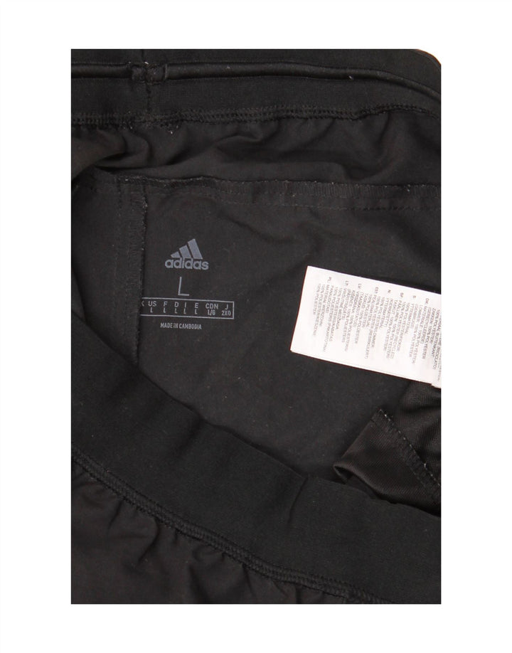 Ανδρική αθλητική φόρμα Adidas Παντελόνι μεγάλο μαύρο πολυεστέρα