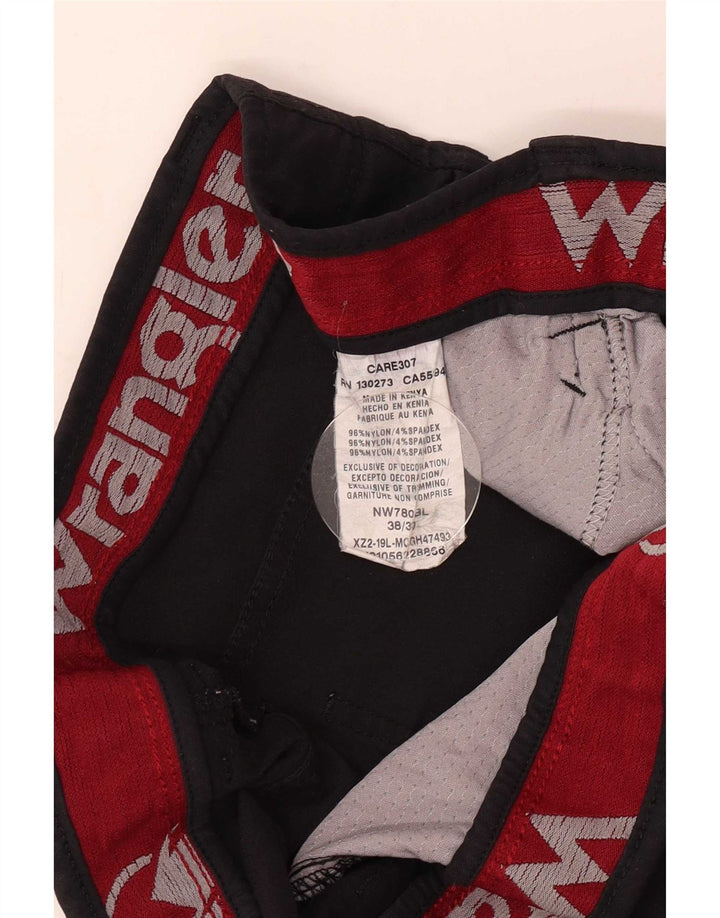 Ανδρικό ίσιο παντελόνι Wrangler Cargo W38 L30 Μαύρο νάιλον