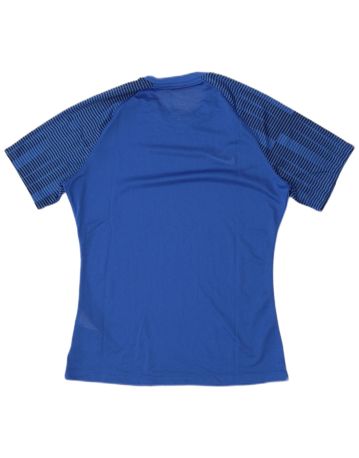 Ανδρικό μπλουζάκι Nike Dri Fit Slim Fit Top μεσαίο μπλε ριγέ πολυεστέρα
