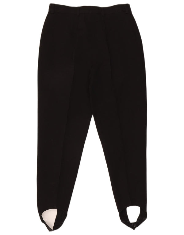 Belfe & Womens High Waist Stirrup Casual Trousers UK 18 XL W30 L26 Black