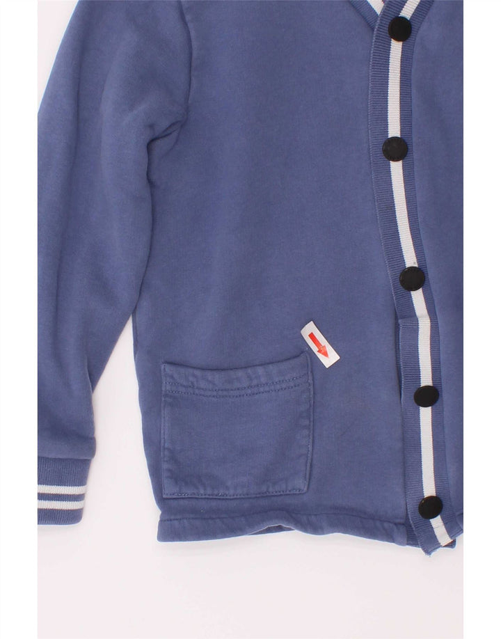 Ted Baker Boys Graphic αθλητική φόρμα Top Jacket 5-6 Years Blue Cotton