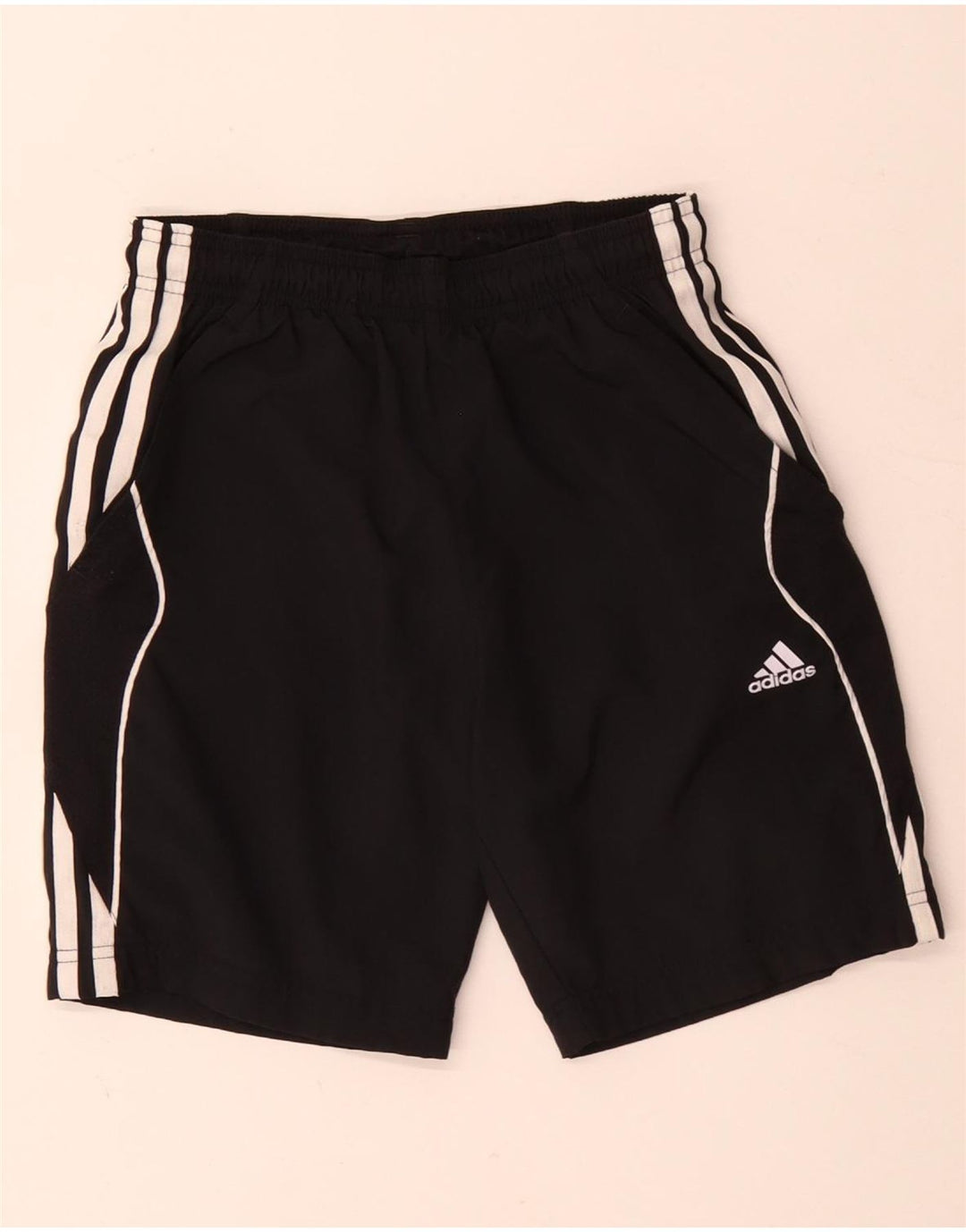 Adidas Boys Sport σορτς 9-10 ετών μαύρο πολυεστέρα