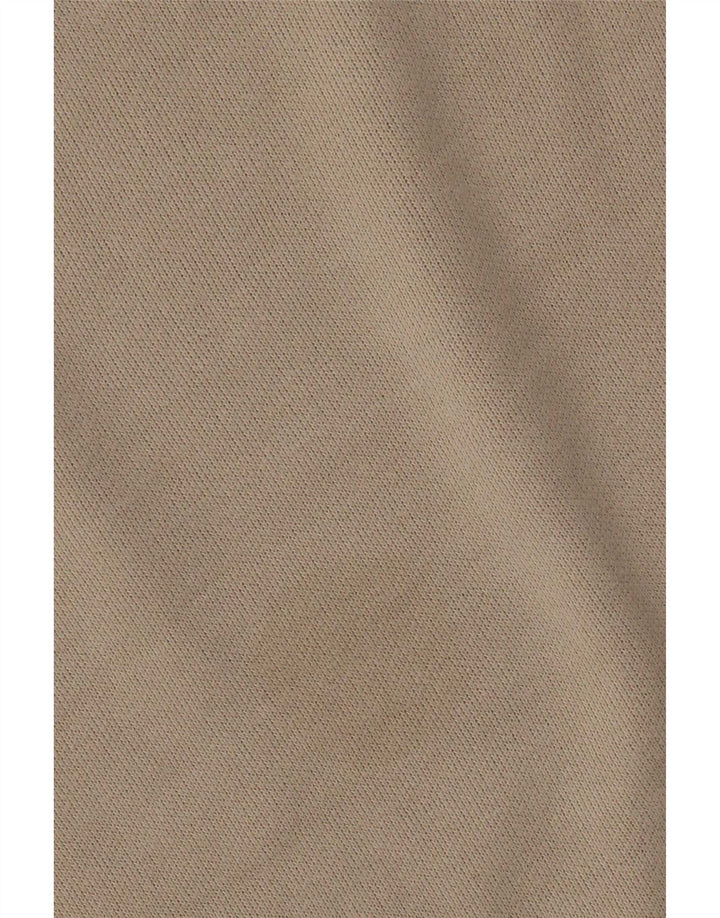 Zara Γυναικείο Crop Oversized τοπ μακρυμάνικο UK 10 Small Beige