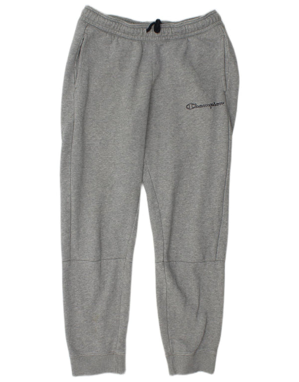 Γυναικεία αθλητική φόρμα CHAMPION Παντελόνι Joggers UK 10 Small Grey Cotton