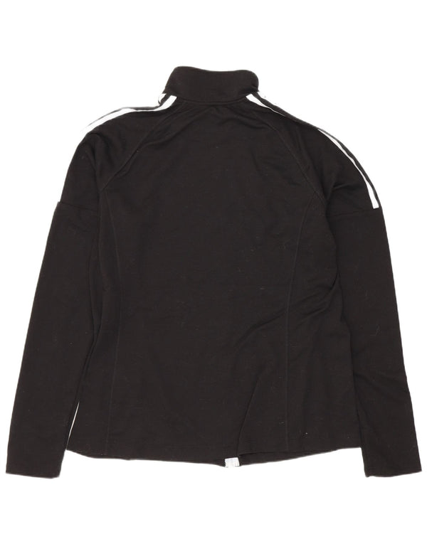 Γυναικεία αθλητική φόρμα γκολφ Adidas Top Jacket UK 14 Large Black Sports