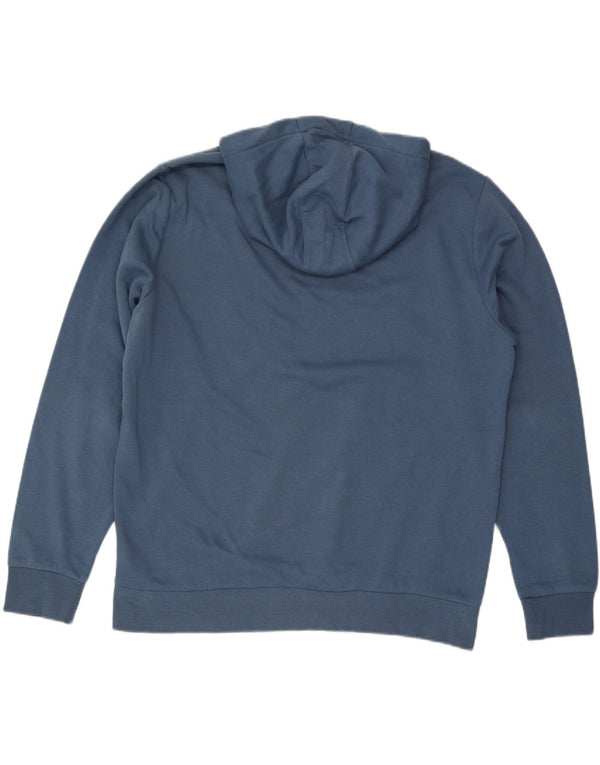 Kappa Ανδρικό γραφικό κουκούλα Jumper XL Μπλε βαμβακερό