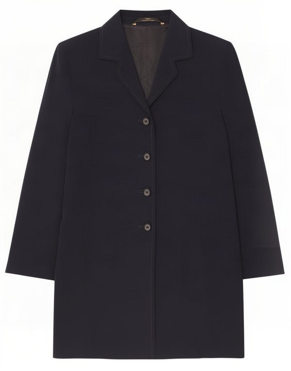 Marks & Spencer Γυναικεία παλτό St. Michael UK 14 Large Navy Blue Polyester