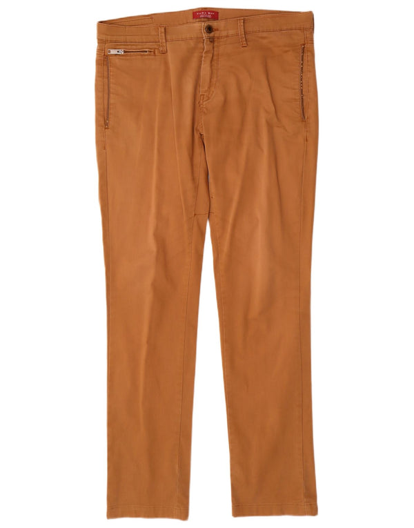 Zara Ανδρικό παντελόνι Chino Slim EU 42 Large W32 L32 Beige