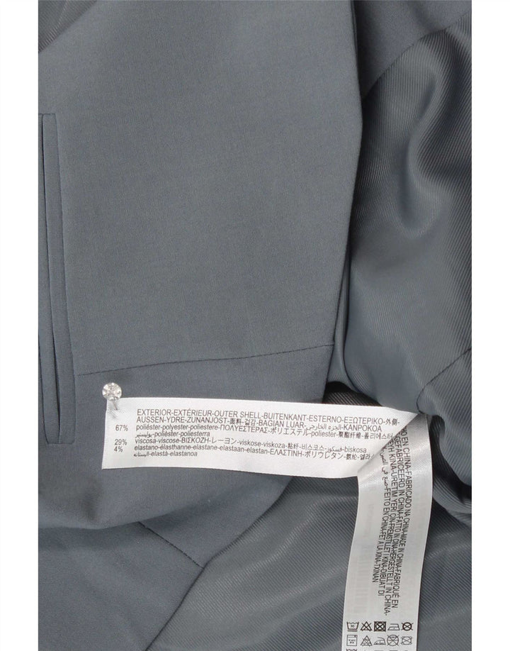 Zara Γυναικείο Γιλέκο UK 12 Medium Grey Polyester