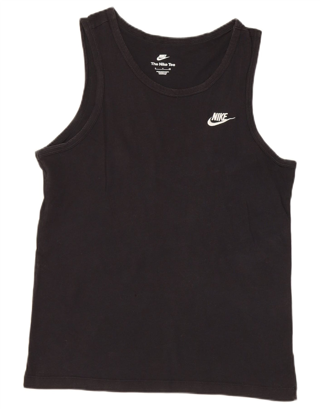 Ανδρικό γιλέκο Nike, μικρό μαύρο βαμβακερό