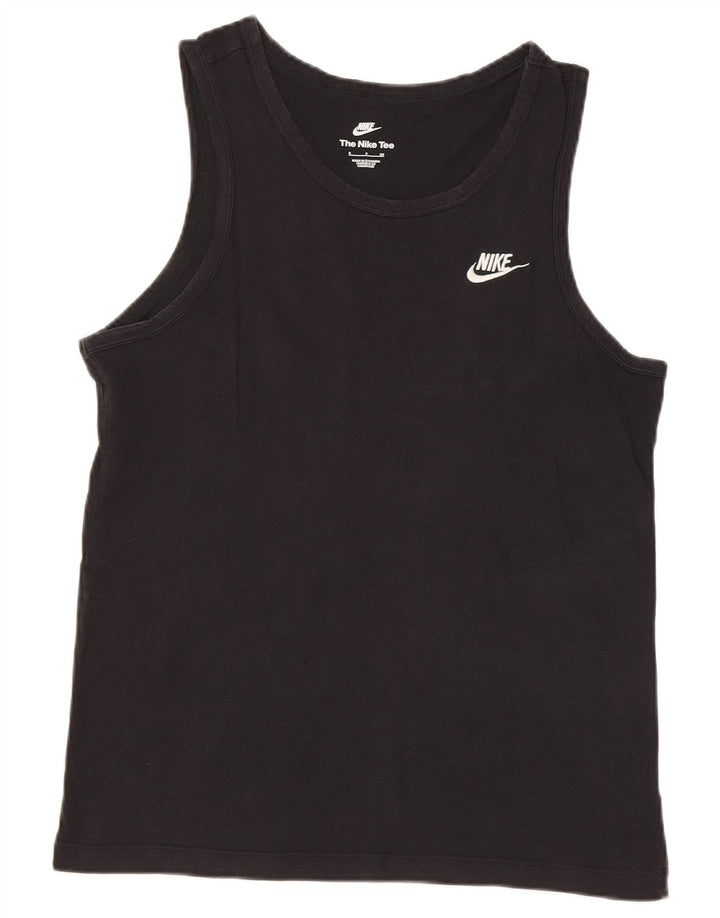 Ανδρικό γιλέκο Nike, μικρό μαύρο βαμβακερό