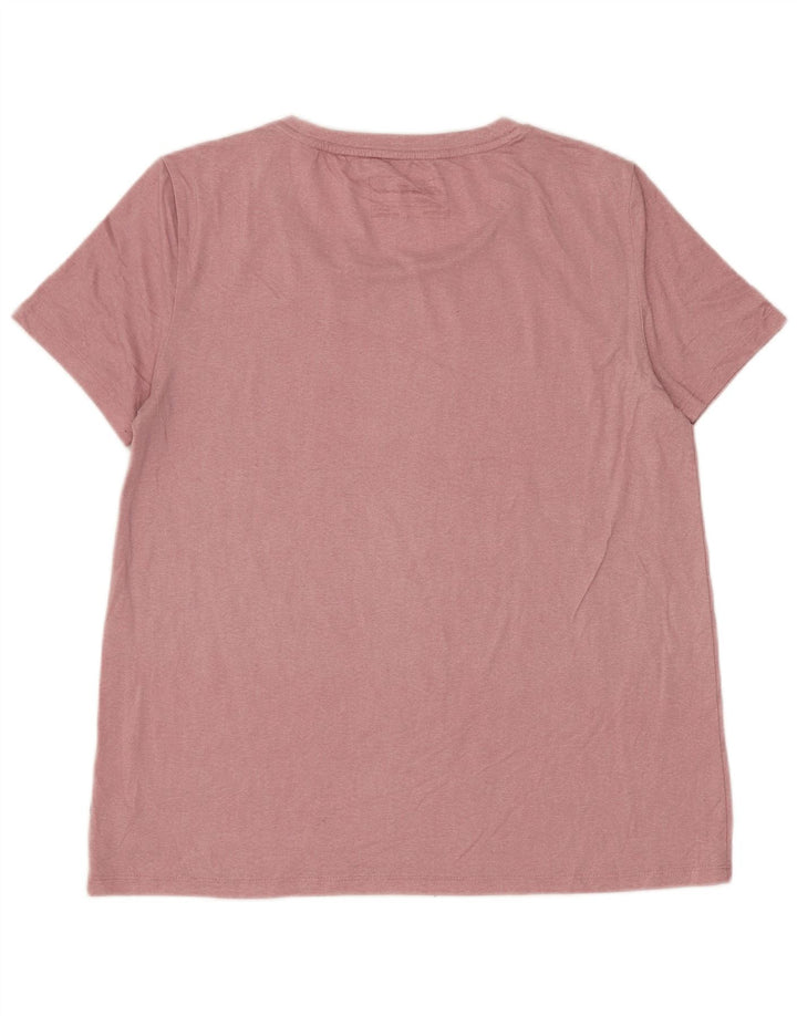 EDDIE BAUER Γυναικείο T-Shirt τοπ 10 ροζ πολυεστέρα