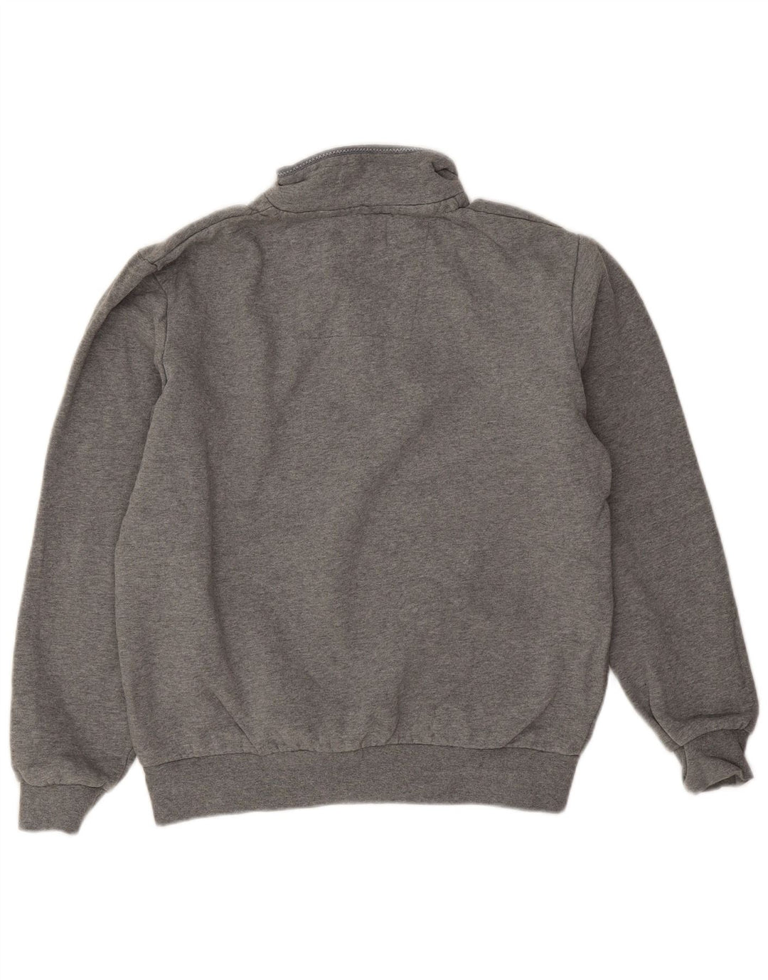 Ανδρικό φούτερ με φερμουάρ Crew Clothing, μεσαίο βαμβακερό γκρι