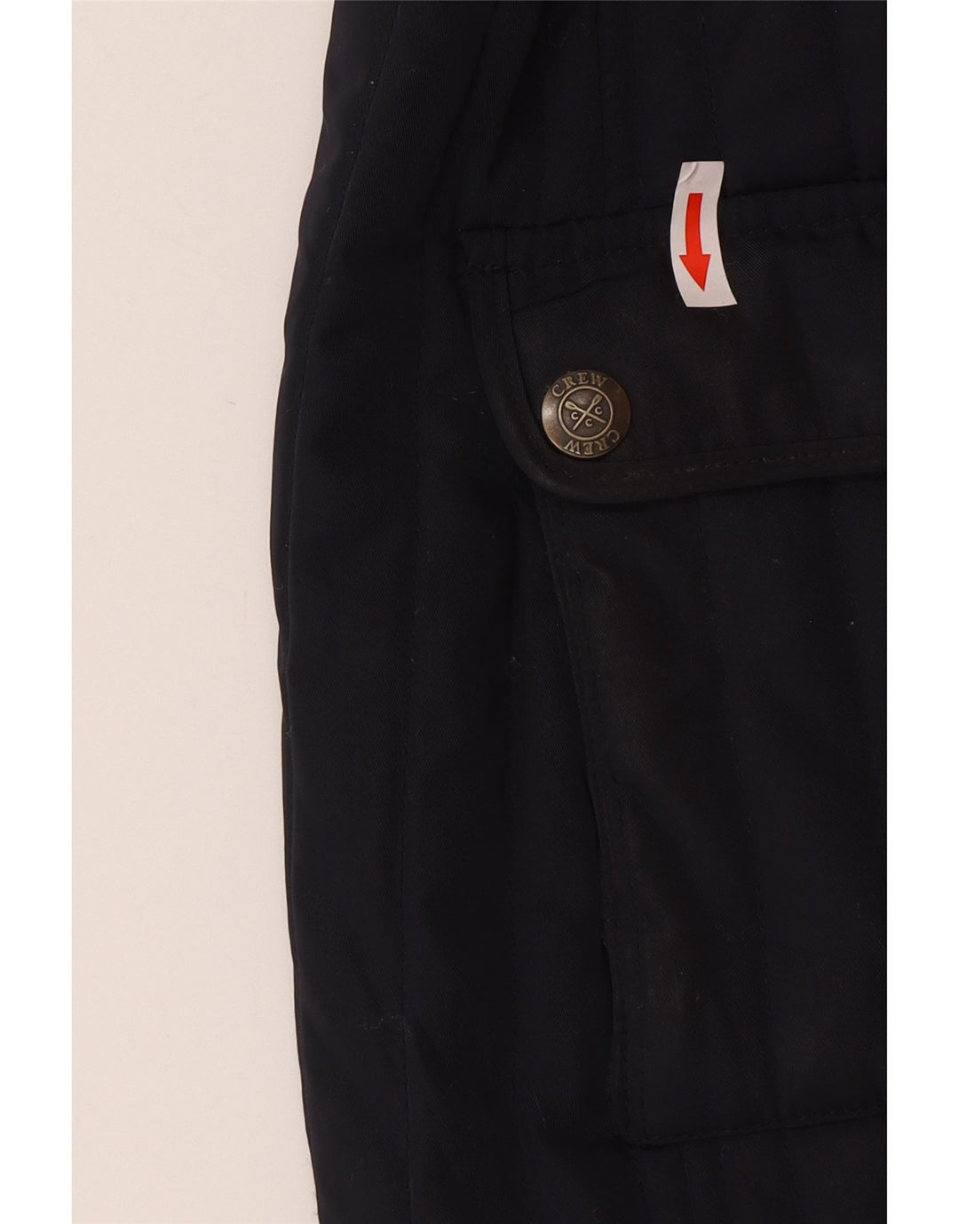 Crew Clothing Γυναικείο μπουφάν με επένδυση UK 10 Small Navy Blue Polyester