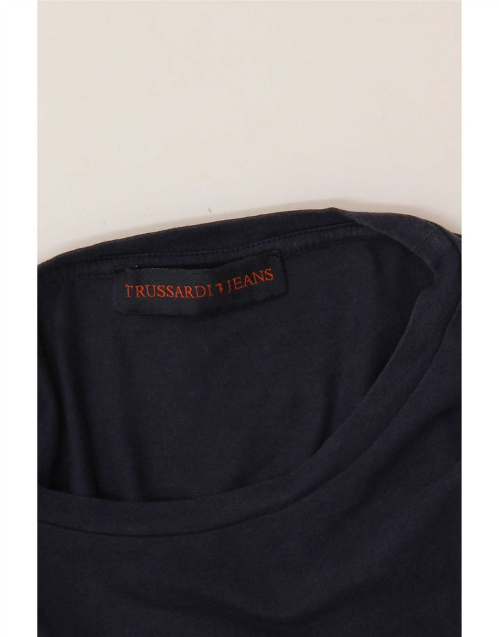 Trussardi Jeans Ανδρικό T-Shirt Top Small Navy Blue