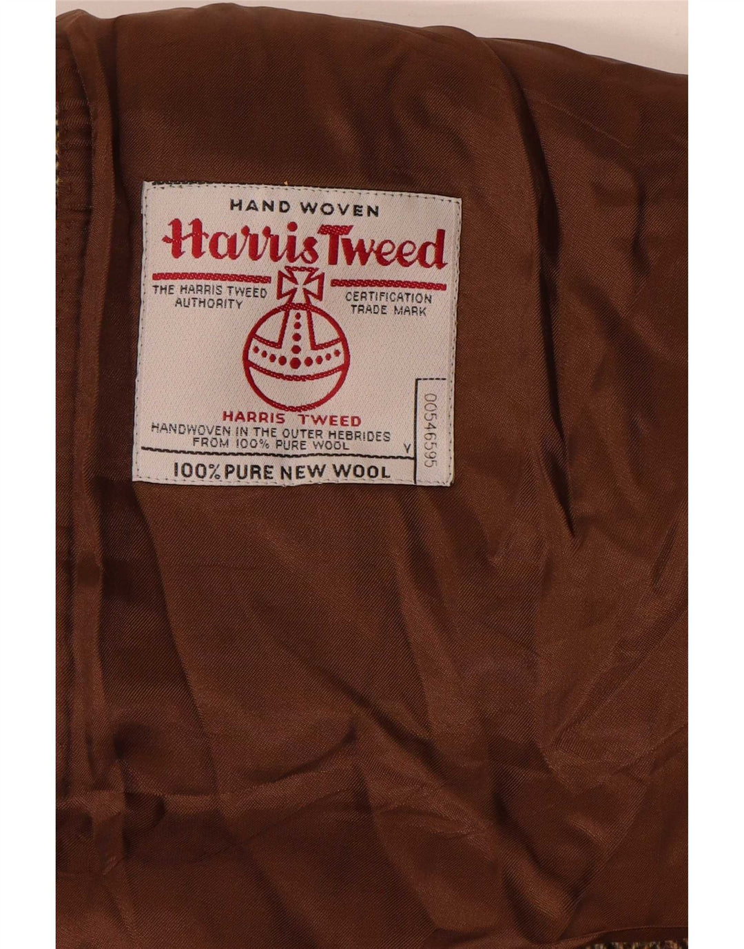 Ανδρικό μπουφάν Harris Tweed Blazer UK 44 2XL Brown Ψαροκόκκαλο Classic