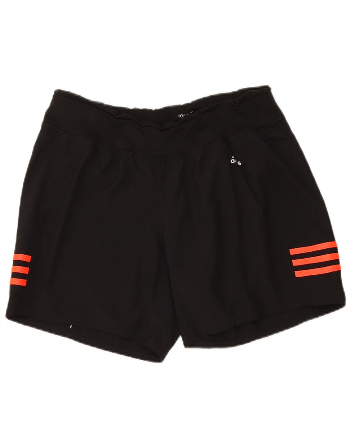 Γυναικείο αθλητικό σορτς Adidas Climalite UK 8/10 Μικρό μαύρο πολυεστέρα