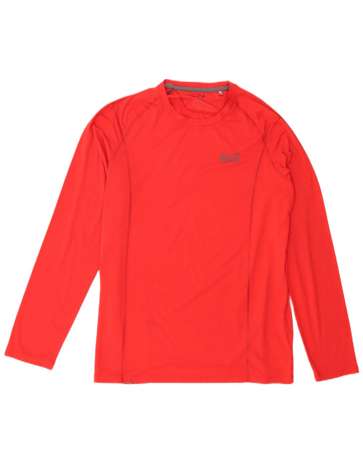 Jack Wolfskin Ανδρικό μακρυμάνικο UK 44/46 XL Κόκκινο Πολυεστέρας