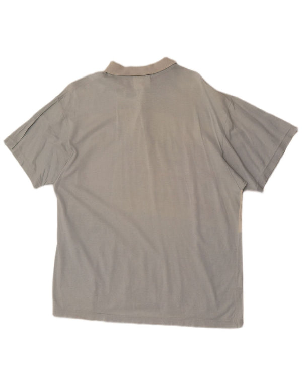 AUSTRALIAN L'ALPINA Ανδρικό γραφικό πόλο μπλουζάκι IT 50 Medium Blue
