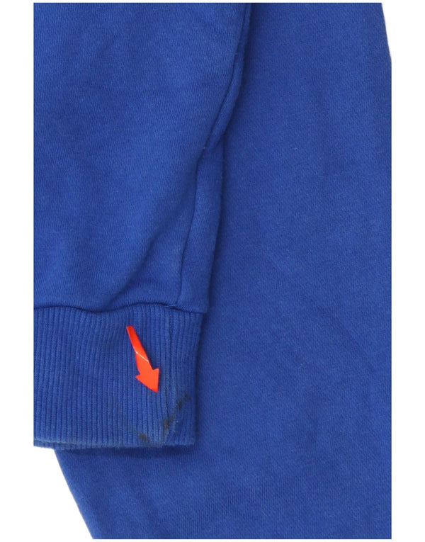 Γυναικεία κουκούλα κουκούλα με φερμουάρ μεγάλου μεγέθους ELLESSE UK 10 Small Blue