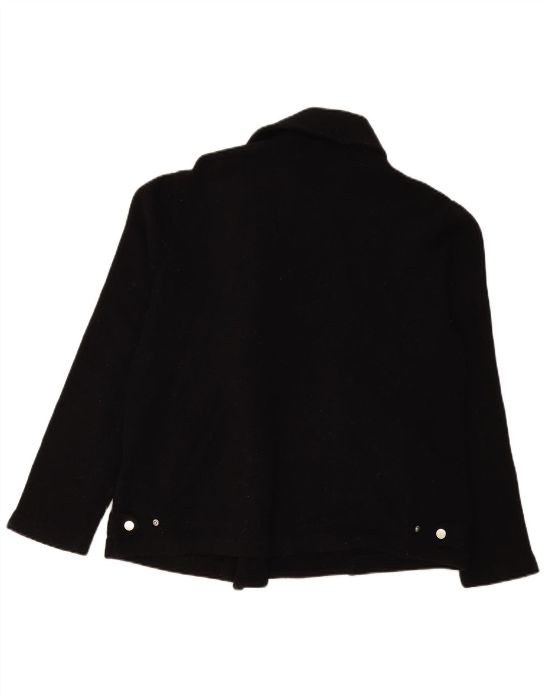 Laura Ashley Γυναικείο μπουφάν σακάκι με φερμουάρ UK 18 XL Black Lambswool